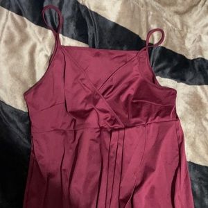 SHEIN Plus Wrap Tulip Hem Cami Dress